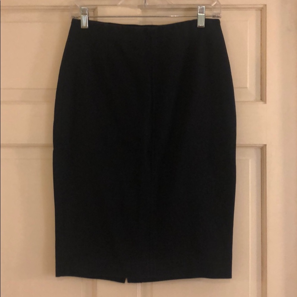 Black pencil skirt